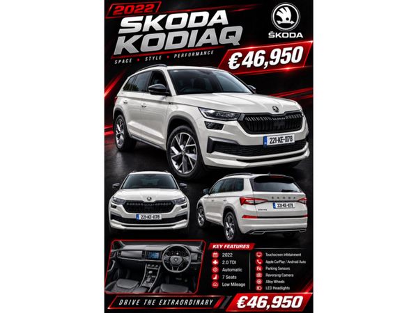 Skoda Kodiaq Estate, Diesel, 2022, Grey