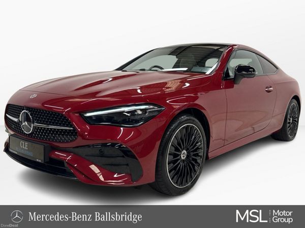 Mercedes-Benz CLE Saloon, Petrol Plug-in Hybrid, 2026, Red