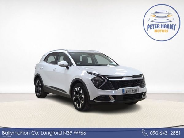 Kia Sportage SUV, Petrol Plug-in Hybrid, 2023, White