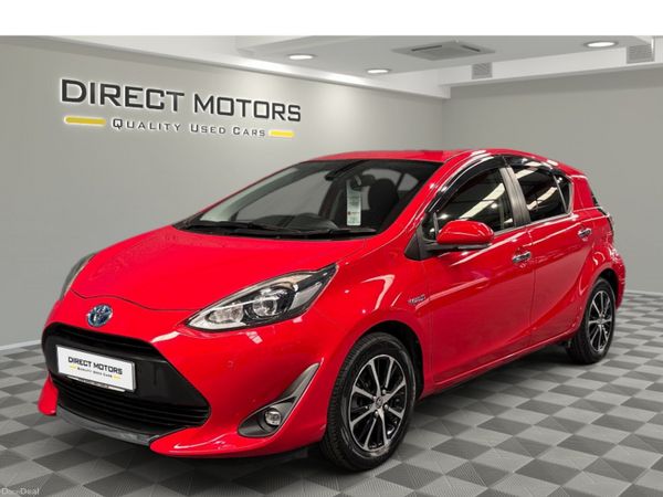 Toyota Aqua Hatchback, Petrol Hybrid, 2020, Red