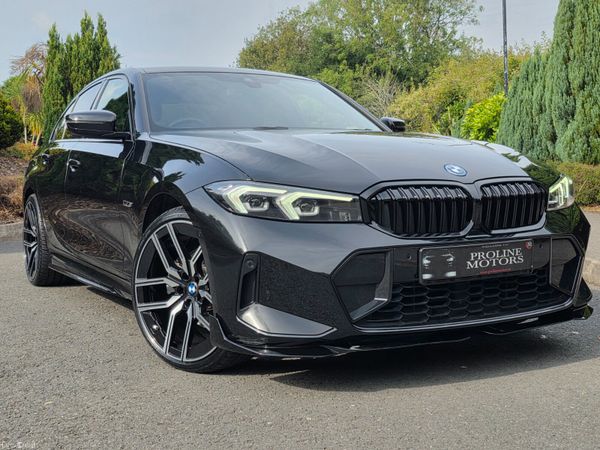 BMW 3-Series Saloon, Petrol Hybrid, 2023, Black