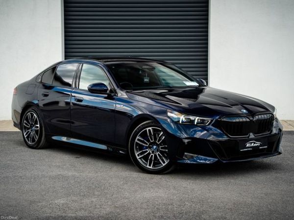 BMW 5-Series Saloon, Petrol Hybrid, 2024, Blue
