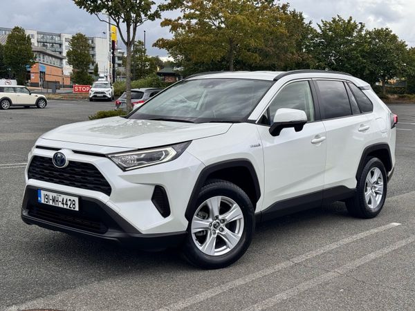 Toyota RAV4 SUV, Petrol Hybrid, 2019, White