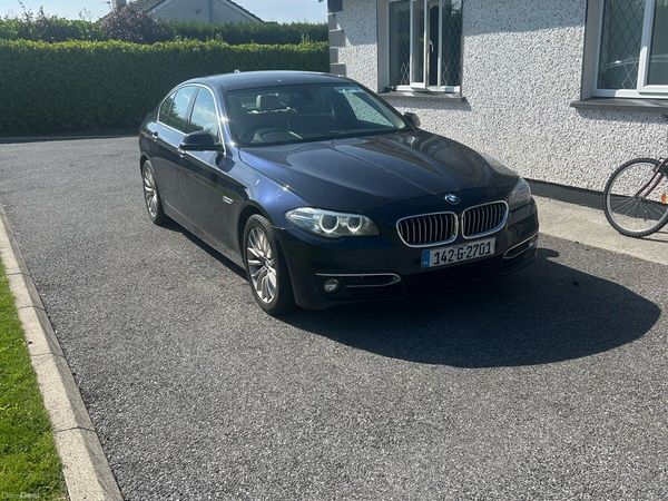 BMW 5-Series Saloon, Diesel, 2014, Blue