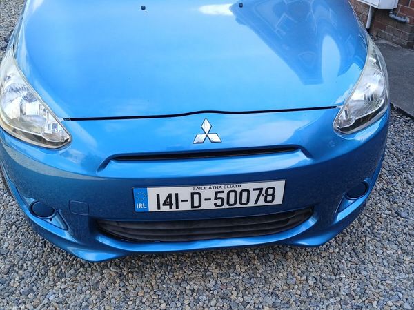 Mitsubishi Mirage Hatchback, Petrol, 2014, Blue