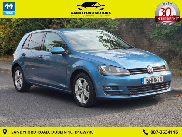 Volkswagen Golf Estate, Petrol, 2015, Blue
