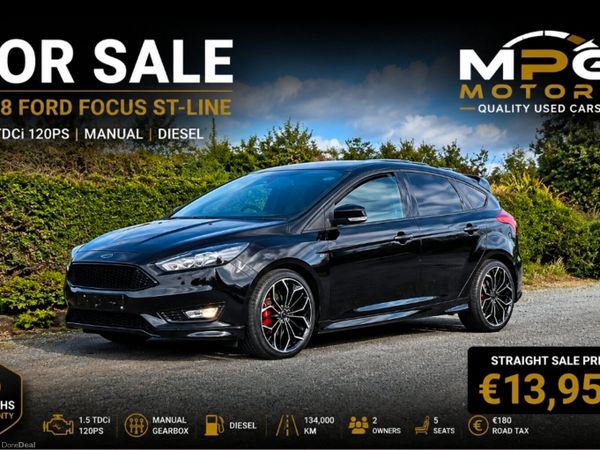 Ford Focus Hatchback, Diesel, 2018, Black