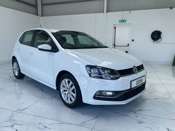 Volkswagen Polo Hatchback, Petrol, 2018, White