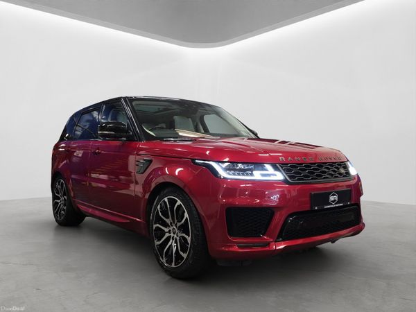 Land Rover Range Rover Sport SUV, Petrol Plug-in Hybrid, 2018, Red