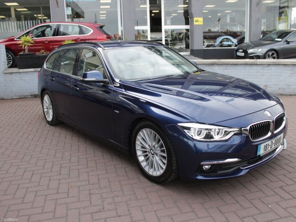 BMW 3-Series Estate, Diesel, 2018, Blue