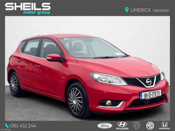 Nissan Pulsar Hatchback, Diesel, 2018, Red