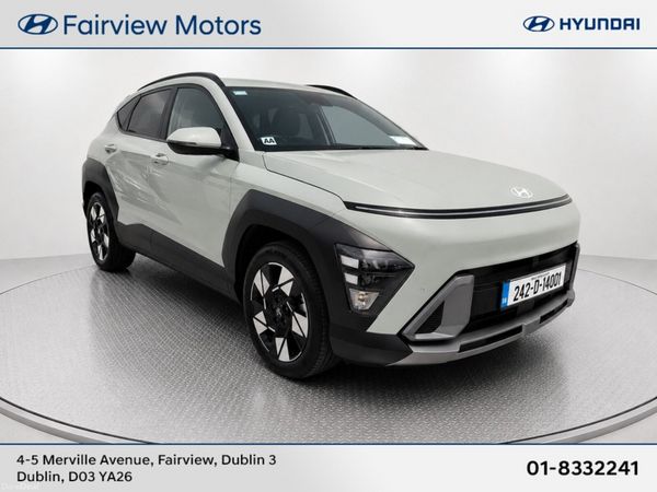 Hyundai KONA SUV, Petrol Hybrid, 2024, Green