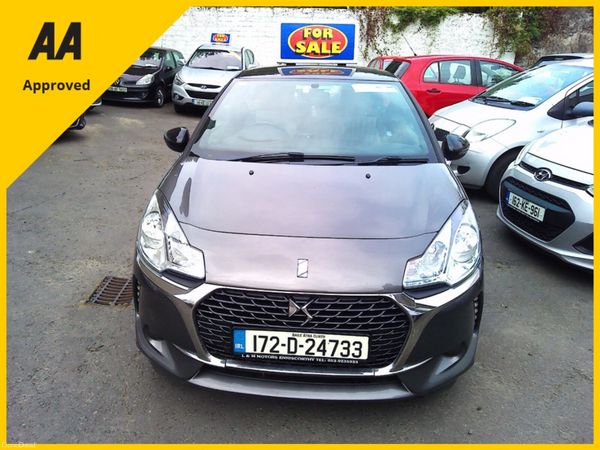 DS Automobiles DS 3 Hatchback, Petrol, 2017, Grey