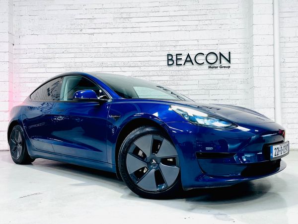 Tesla Model 3 Saloon, Electric, 2022, Blue