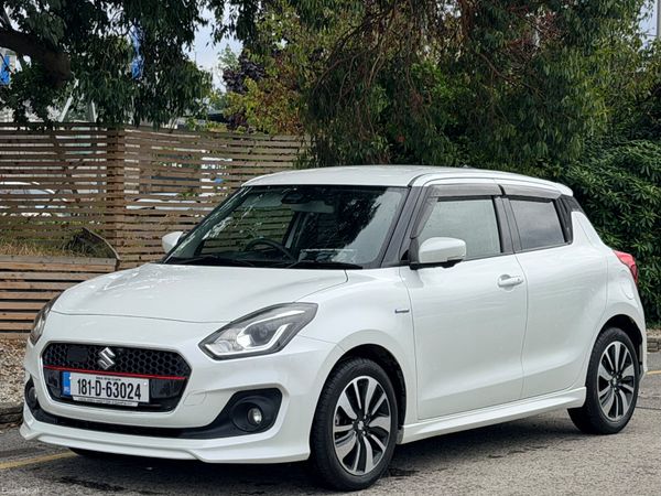 Suzuki Swift Hatchback, Petrol Hybrid, 2018, White