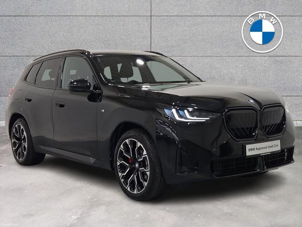 BMW X3 SUV, Petrol Plug-in Hybrid, 2025, Black