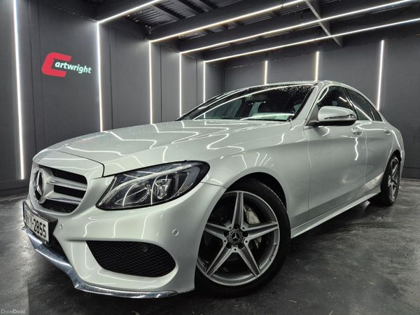 Mercedes-Benz C-Class Saloon, Diesel, 2018, Silver