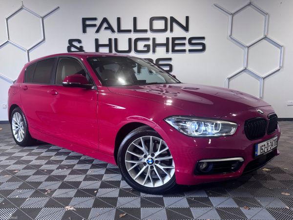 BMW 1-Series Hatchback, Petrol, 2015, Red