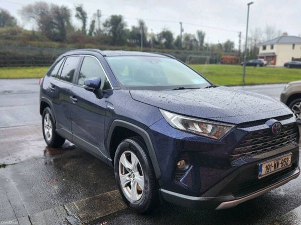 Toyota RAV4 SUV, Petrol Hybrid, 2019, Blue