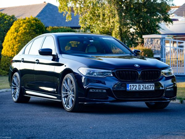 BMW 5-Series Saloon, Petrol Plug-in Hybrid, 2017, Black