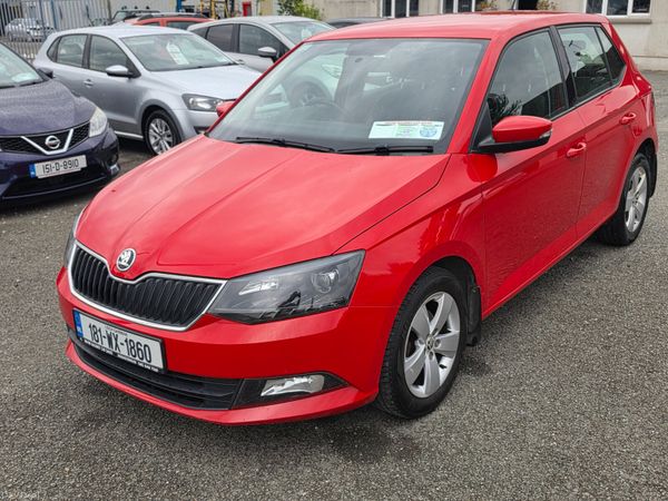 Skoda Fabia Hatchback, Petrol, 2018, Red