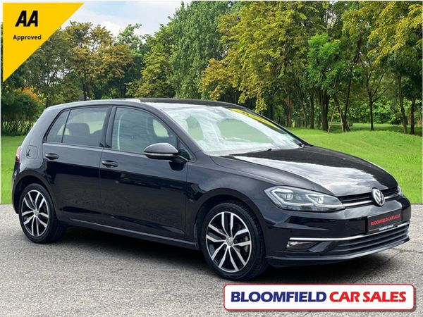 Volkswagen Golf Hatchback, Petrol, 2018, Black