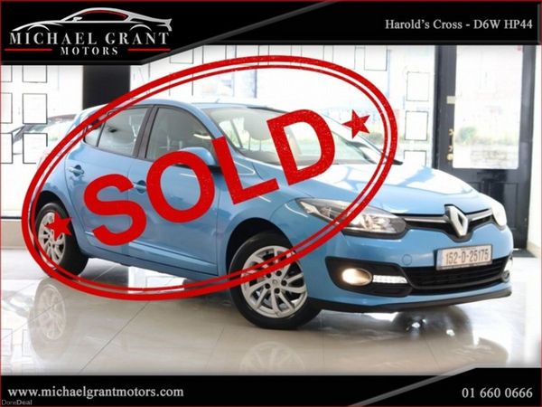 Renault Megane Hatchback, Diesel, 2015, Blue