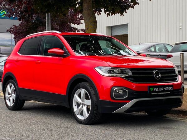 Volkswagen T-Cross SUV, Petrol, 2021, Red