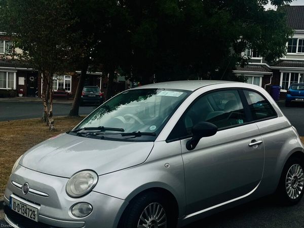 Fiat 500 Hatchback, Petrol, 2010, Silver