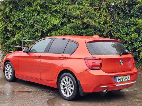 BMW 1-Series Hatchback, Petrol, 2015, Orange