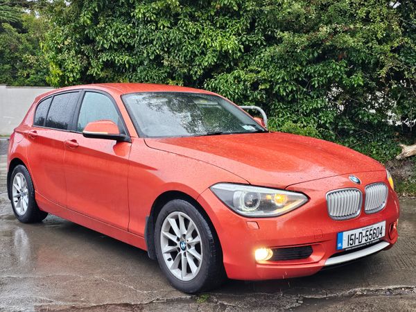 BMW 1-Series Hatchback, Petrol, 2015, Orange