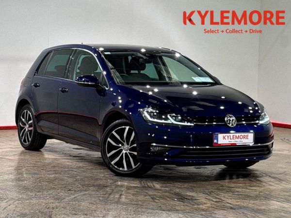 Volkswagen Golf Hatchback, Petrol, 2019, Blue