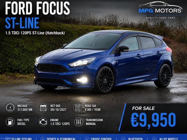 Ford Focus Hatchback, Diesel, 2016, Blue