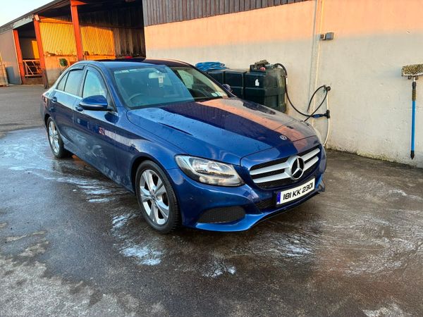 Mercedes-Benz C-Class Saloon, Diesel, 2018, Blue