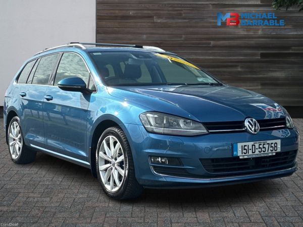 Volkswagen Golf Hatchback, Petrol, 2015, Blue
