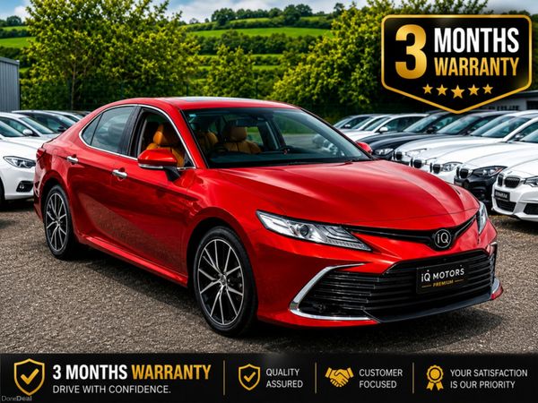 Toyota Camry Saloon, Petrol Hybrid, 2023, Red