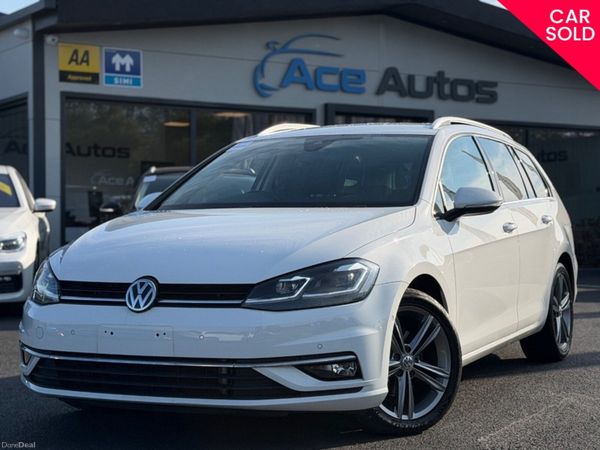 Volkswagen Golf Estate, Diesel, 2020, White