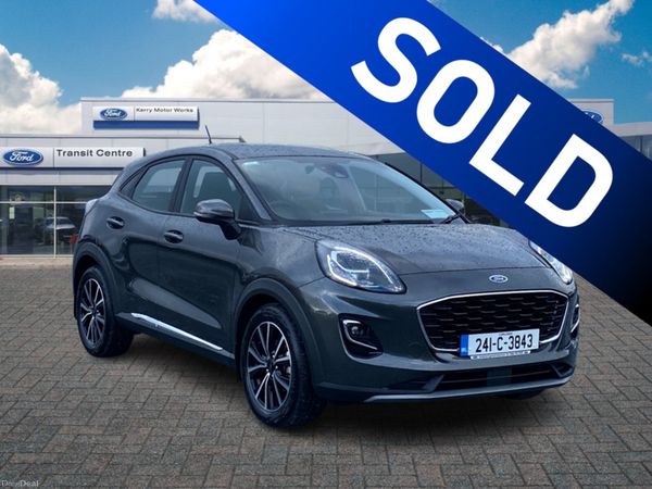 Ford Puma SUV, Petrol Hybrid, 2024, Grey