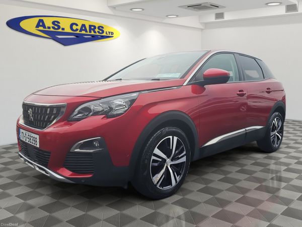 Peugeot 3008 Hatchback, Diesel, 2017, Red
