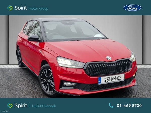Skoda Fabia Hatchback, Petrol, 2025, Red