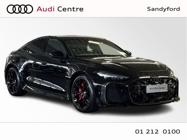 Audi RS5 Saloon, Petrol Plug-in Hybrid, 2026, Black