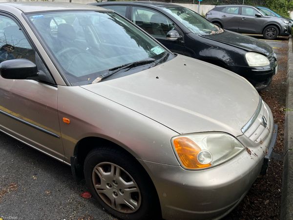 Honda Civic Saloon, Petrol, 2001, Beige