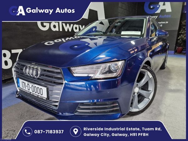 Audi A4 Saloon, Diesel, 2017, Blue