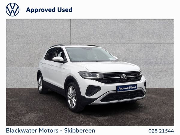 Volkswagen T-Cross SUV, Petrol, 2026, White