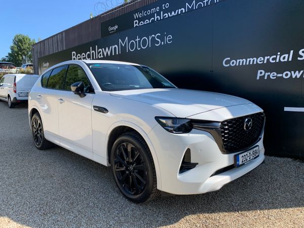 Mazda CX-60 SUV, Petrol Plug-in Hybrid, 2023, White