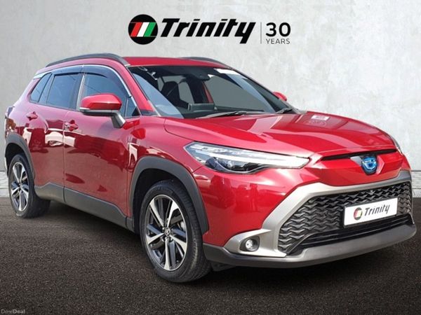 Toyota Corolla Cross SUV, Petrol Hybrid, 2022, Red