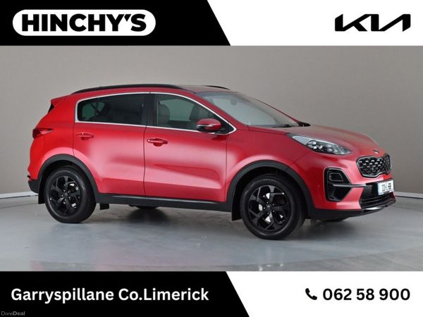 Kia Sportage SUV, Diesel Hybrid, 2022, Red