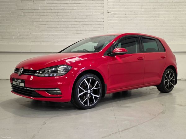 Volkswagen Golf Hatchback, Diesel, 2019, Red