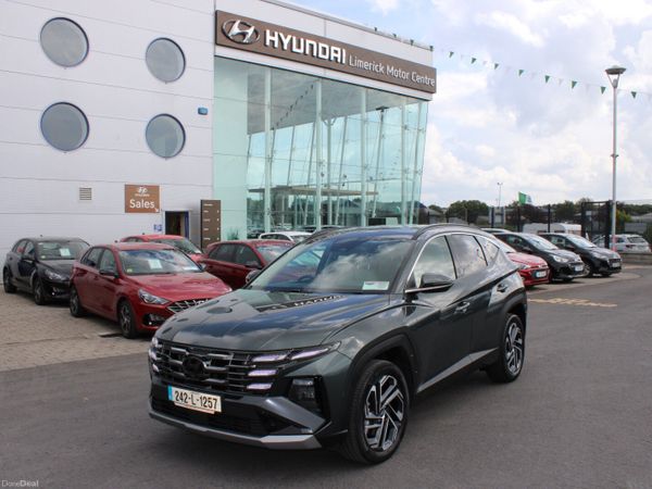Hyundai Tucson SUV, Petrol Hybrid, 2024, Green