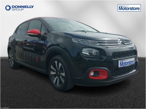 Citroen C3 Hatchback, Petrol, 2018, Black